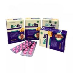 Viên Uống Biotin 5000mcg ROXTECH Hỗ Trợ Tóc Khỏe, Giảm Gãy Rụng - Chứa Vitamin B5, Hộp 50 Viên Bổ Sung Dinh Dưỡng Tóc Da