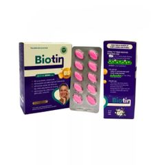 Viên Uống Biotin 5000mcg ROXTECH Hỗ Trợ Tóc Khỏe, Giảm Gãy Rụng - Chứa Vitamin B5, Hộp 50 Viên Bổ Sung Dinh Dưỡng Tóc Da