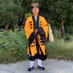 Bộ Trang Phục Pháp Sư Đạo Sĩ Lâm Chánh Anh Độc Đáo - Hóa Trang Đậm Chất Ma Quái Cho Mọi Dịp, Size Người Lớn