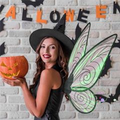 Đôi Cánh Thiên Thần Lấp Lánh - Trang Phục Halloween Cho Bé Gái, Cánh Bướm Độc Đáo, Quà Tặng Tiệc Sinh Nhật, Dễ Thương, Thời Trang Hóa Trang