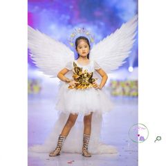 Cánh Thiên Thần Kiểu Ngược - Phụ Kiện Cosplay Size S Độc Đáo Cho Tiệc Halloween và Chụp Ảnh