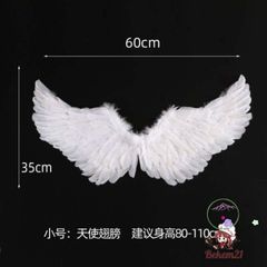 Cánh Thiên Thần Hóa Trang Lông Vũ - Phụ Kiện Cosplay Độc Đáo Cho Tiệc, Lễ Hội và Chụp Ảnh, Kích Thước Nhiều Màu Sắc