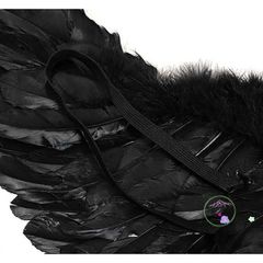 Cánh Đen Cosplay Bé Gái - Hóa Thành Thiên Thần hoặc Ác Quỷ Maleficent - Phụ Kiện Halloween Handmade ấn Tượng