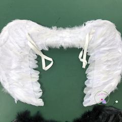 Set Cánh Thiên Thần Và Ác Quỷ Lông Vũ 60x40cm - Trang Phục Halloween Cosplay Cho Trẻ Em - Hàng Thiên Nhiên Thân Thiện Với Môi Trường