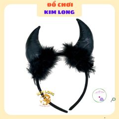 Bộ Phụ Kiện Hóa Trang Halloween - Cánh Thiên Thần Đen, Sừng Đỏ và Cây 3 Chĩa Ma Quái Cho Trang Phục Hoàn Hảo