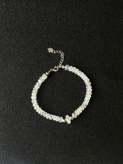 Vòng Tay Phong Thủy Moonstone Đá Thật Cắt Giác Lửa - Phụ Kiện Thời Trang Mang Lại Bình An và May Mắn
