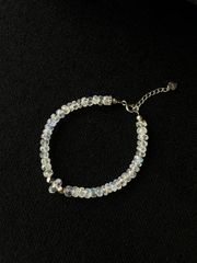 Vòng Tay Phong Thủy Moonstone Đá Thật Cắt Giác Lửa - Phụ Kiện Thời Trang Mang Lại Bình An và May Mắn