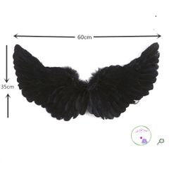 Cánh Thiên Thần Cosplay Trắng & Đen - Phụ Kiện Hóa Trang Ác Quỷ Lông Giả Cho Người Lớn & Trẻ Em