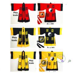 Áo Cosplay Thầy Pháp Sư Đa Sắc Màu - Trang Phục Cổ Trang Trung Quốc Chất Liệu Cao Cấp, Thích Hợp Hóa Trang và Sự Kiện Cosplay