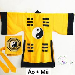 Bộ trang phục Pháp sư Lâm Chánh Anh nhiều màu sắc - Hóa trang Đạo sĩ cho các bữa tiệc và lễ hội, món quà độc đáo cho người yêu thích kỳ bí
