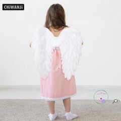 Cánh Thiên Thần Hóa Trang 3D Lông Vũ - Trang Phục Halloween Dễ Thương và Thời Trang Cho Tiệc Cosplay, Dịp Lễ Hội