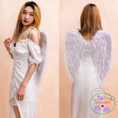 Cánh Thiên Thần Trắng Cosplay Chất Liệu Lông Vũ Cho Trẻ Em Và Người Lớn - Đồ Hóa Trang Tiệc Tùng, Lễ Hội, Chụp Ảnh