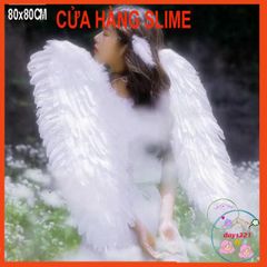 Bộ Cánh Thiên Thần Hóa Trang Nhiều Màu - Phụ Kiện Cosplay Halloween cho Trẻ Em và Người Lớn - Chất Liệu Lông Vũ Cao Cấp