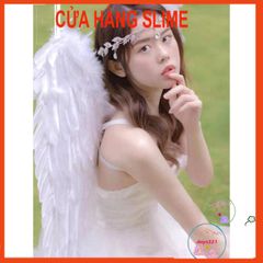 Bộ Cánh Thiên Thần Hóa Trang Nhiều Màu - Phụ Kiện Cosplay Halloween cho Trẻ Em và Người Lớn - Chất Liệu Lông Vũ Cao Cấp