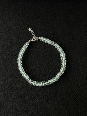 Vòng Tay Đá Aquamarine Phong Thủy Thật - Chuỗi Vòng Cắt Giác Siêu Trong, Trang Sức Thời Trang Tăng Cường Tình Yêu và Sức Khỏe