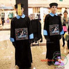 Bộ Trang Phục Cương Thi Hài Hước - Cosplay Hacker Cho Thanh Thiếu Niên và Người Lớn - Đồ Hóa Trang Độc Đáo