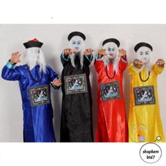 Bộ 3 Trang Phục Halloween Cương Thi, Thầy Pháp & Nhân Vật Bắt Ma - Thời Trang Hóa Trang Độc Đáo Cho Người Lớn