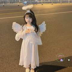 Cánh Thiên Thần Lông Vũ Hóa Trang - Set Đồ Chơi Công Chúa cho Trung Thu, Halloween, Tết và Tiệc Hóa Trang, Quà Tặng Độc Đáo