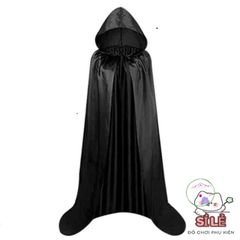 Áo Choàng Phù Thủy Harry Potter - Halloween Đen Huyền Bí, Chất Liệu Mềm Mại, Kích Thước Dài Phù Hợp Cho Người Lớn và Trẻ Em