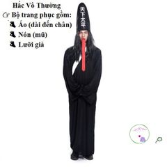 Bộ Trang Phục Cương Thi Halloween Cho Người Lớn - Áo Choàng, Nón, Móng Tay - Phù Hợp Cho Đêm Hội Hóa Trang Kinh Dị