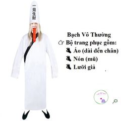 Bộ Trang Phục Cương Thi Halloween Cho Người Lớn - Áo Choàng, Nón, Móng Tay - Phù Hợp Cho Đêm Hội Hóa Trang Kinh Dị
