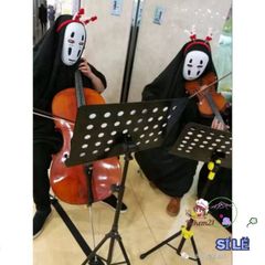 Set Hóa Trang Vô Diện - Áo Choàng Đen, Mặt Nạ Kaonashi và Găng Tay Cho Trẻ Em và Người Lớn - Cosplay Hayao Miyazaki