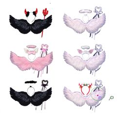 Bộ Cánh Thiên Thần Huyền Bí Cho Bé - Trang Phục Halloween Kèm Băng Đô Và Đũa Phép Cosplay Dễ Thương