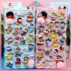 Nhãn Dán 3D Hoạt Hình Dễ Thương MYPANDA cho Bé Gái - Thiết Kế Vỏ Điện Thoại Hạnh Phúc và Ngộ Nghĩnh, Chất Liệu Nhựa Mềm Mại 20x9.5cm
