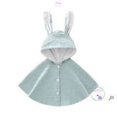 Áo Choàng Chống Nắng Tai Thỏ Hinata AC001 - Bảo Vệ Da Trẻ Tốt Nhất, Chất Liệu Thoáng Mát, Dễ Thương, Nhật Bản, Cho Bé 90-120cm