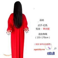 Bộ Đồ Hóa Trang Thần Chết Halloween Kinh Dị - Hắc Bạch Cương Thi Cho Tiệc Hóa Trang - Phụ Kiện Cosplay Đầy Ảo Dị
