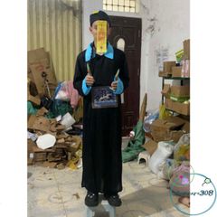 Bộ Hóa Trang Halloween Cho Người Lớn - Cương Thi, Hắc Bạch Vô Thường & Pháp Sư Diêm Vương - Trang Phục Độc Đáo Cho Tiệc Hóa Trang