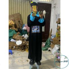 Bộ Hóa Trang Halloween Cho Người Lớn - Cương Thi, Hắc Bạch Vô Thường & Pháp Sư Diêm Vương - Trang Phục Độc Đáo Cho Tiệc Hóa Trang