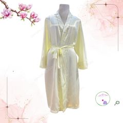 Áo Choàng Tắm Spa Lụa Cao Cấp Phong Cách Hàn Quốc - Thoáng Mát, Thích Hợp Cho Nam Nữ, Tiện Dụng Trong Spa Và Làm Đẹp