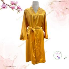 Áo Choàng Tắm Spa Lụa Cao Cấp Phong Cách Hàn Quốc - Thoáng Mát, Thích Hợp Cho Nam Nữ, Tiện Dụng Trong Spa Và Làm Đẹp