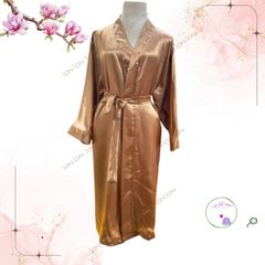 Áo Choàng Tắm Spa Lụa Cao Cấp Phong Cách Hàn Quốc - Thoáng Mát, Thích Hợp Cho Nam Nữ, Tiện Dụng Trong Spa Và Làm Đẹp
