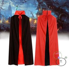 Áo Choàng Ma Cà Rồng Đỏ Đen Với Mặt Nạ Halloween - Costume Cosplay Chất Lượng Cao Cho Mùa Hóa Trang