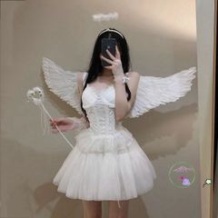Cánh Thiên Thần Hóa Trang - Phụ Kiện Cosplay Noel & Halloween, Đạo Cụ Lễ Hội Độc Đáo cho Tiệc và Sự Kiện