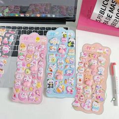Miếng Dán Kawaii 3D Mông Dễ Thương Cho Trẻ Em - Trang Trí Điện Thoại và Vật Dụng Sáng Tạo, Quà Tặng Tuyệt Vời