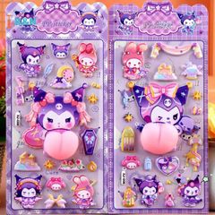 Bộ Miếng Dán 3D Kawaii Dễ Thương - Trang Trí Điện Thoại Trẻ Em, Quà Tặng Sáng Tạo Cho Bé Yêu