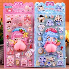Bộ Miếng Dán 3D Kawaii Dễ Thương - Trang Trí Điện Thoại Trẻ Em, Quà Tặng Sáng Tạo Cho Bé Yêu