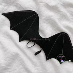 Cánh Thiên Thần Đen Trắng Hóa Trang Halloween Cho Bé - Cánh Pony và Cánh Dơi Dễ Thương, Phụ Kiện Thời Trang Trẻ Em