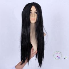 Bộ Trang Phục HóaTrang Halloween Cương Thi Thầy Pháp Sư - Chất Liệu Cao Cấp, Áo Choàng Tóc Trắng Xõa, Phụ Kiện Kinh Dị