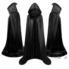 Áo Choàng Harry Potter Ma Quái Có Mũ Phù Thủy Cho Halloween - Đồ Hóa Trang Đen Dài 1,65m-1,7m cho Bé Yêu