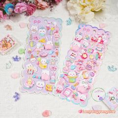 Miếng Dán 3D Hoạt Hình Mềm Mại CANAMEK - Trang Trí Điện Thoại Đáng Yêu và Chất Liệu Cao Cấp cho Học Tập và Giải Trí