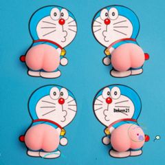 Miếng Dán Silicone Hình Quả Đào - Giảm Stress Thú Vị Cho Bắp Đùi, Dễ Thương Để Trang Trí Điện Thoại, Xe Hơi, Bàn Làm Việc