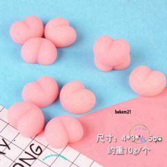 Miếng Dán Silicone Hình Quả Đào - Giảm Stress Thú Vị Cho Bắp Đùi, Dễ Thương Để Trang Trí Điện Thoại, Xe Hơi, Bàn Làm Việc