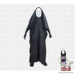 Set Hóa Trang Ma Quái - Áo Choàng Đen và Mặt Nạ Vô Diện 