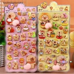 Nhãn Dán 3D Sanrio Capybara Dễ Thương - Trang Trí Điện Thoại & Laptop DIY, Bảo Vệ và Cá Nhân Hóa Độc Đáo