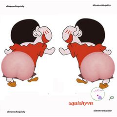 Hình Dán Silicon Mông Đào Dễ Thương Cho Laptop - Miếng Dán Mochi Squishy Chống Sốc Tạo Điểm Nhấn Cá Tính