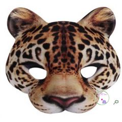Mặt Nạ Động Vật Hổ, Báo, Heo, Thỏ - Phụ Kiện Cosplay Độc Đáo Halloween, Thể Hiện Cá Tính và Sự Dễ Thương